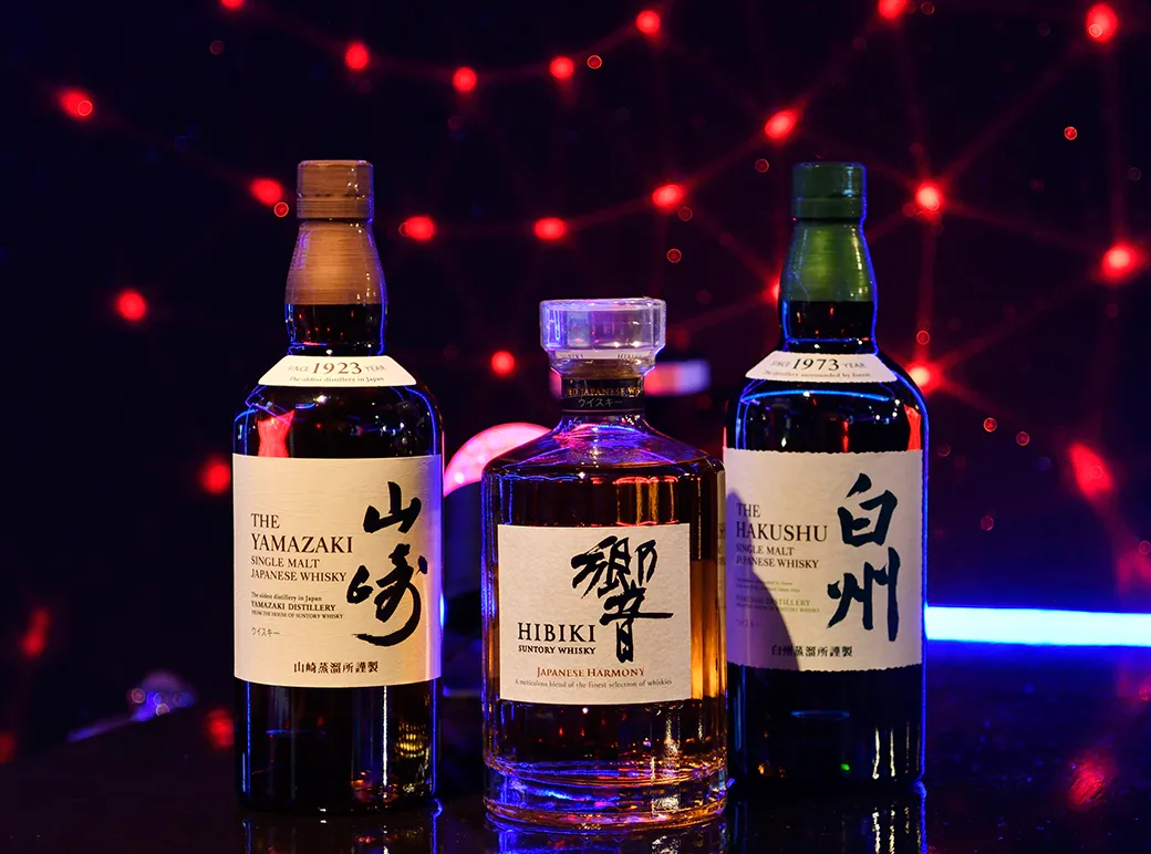 ボトル棚とお酒